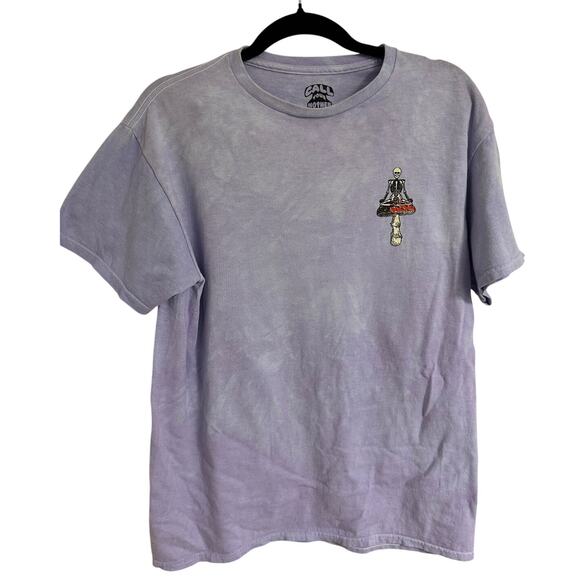 💜 Call Your Mother Tee – Tie-Dye, Skeletons & Shrooms | Size M - Hippie Vibes - Picture 1 of 4
